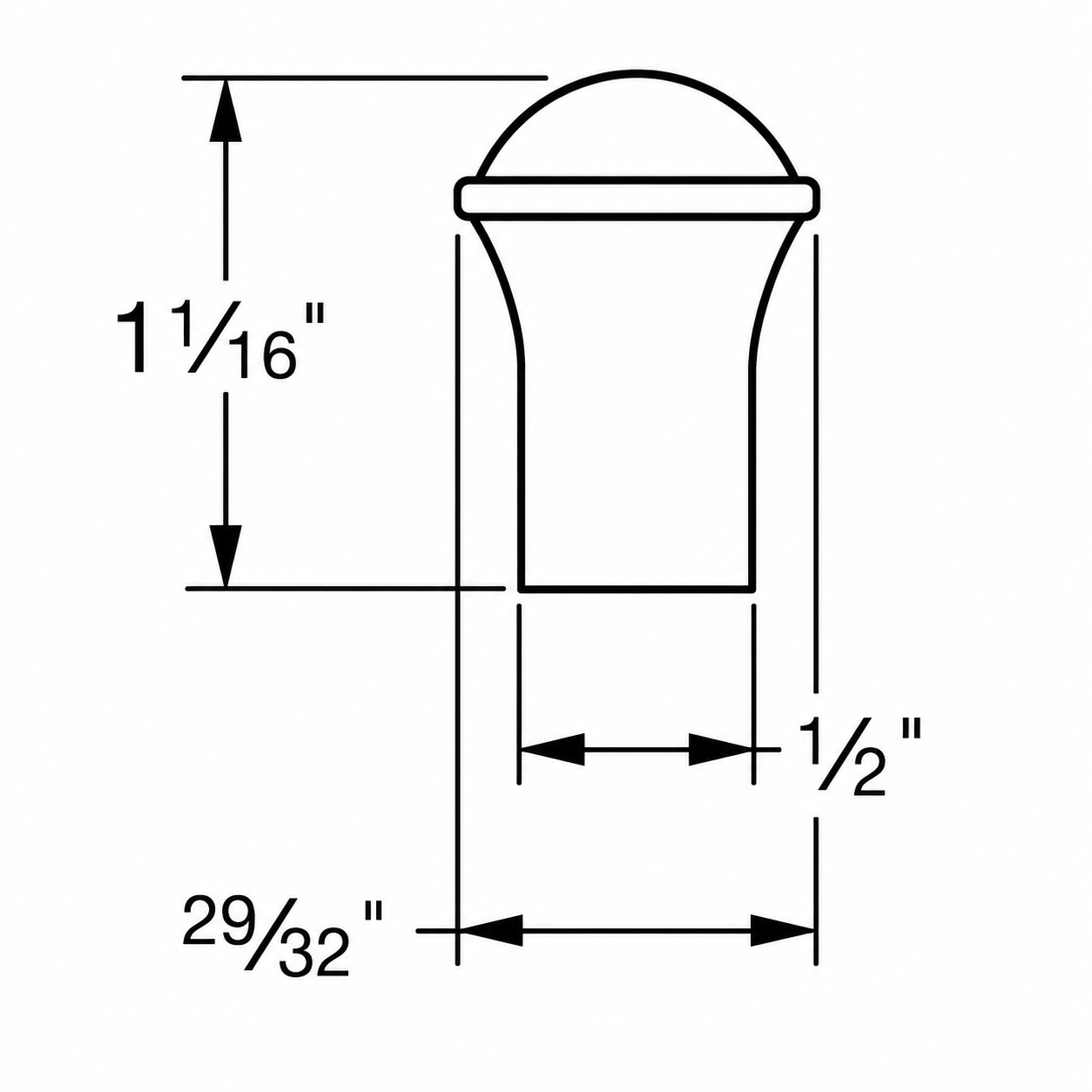 30088 knob dimension drawing.