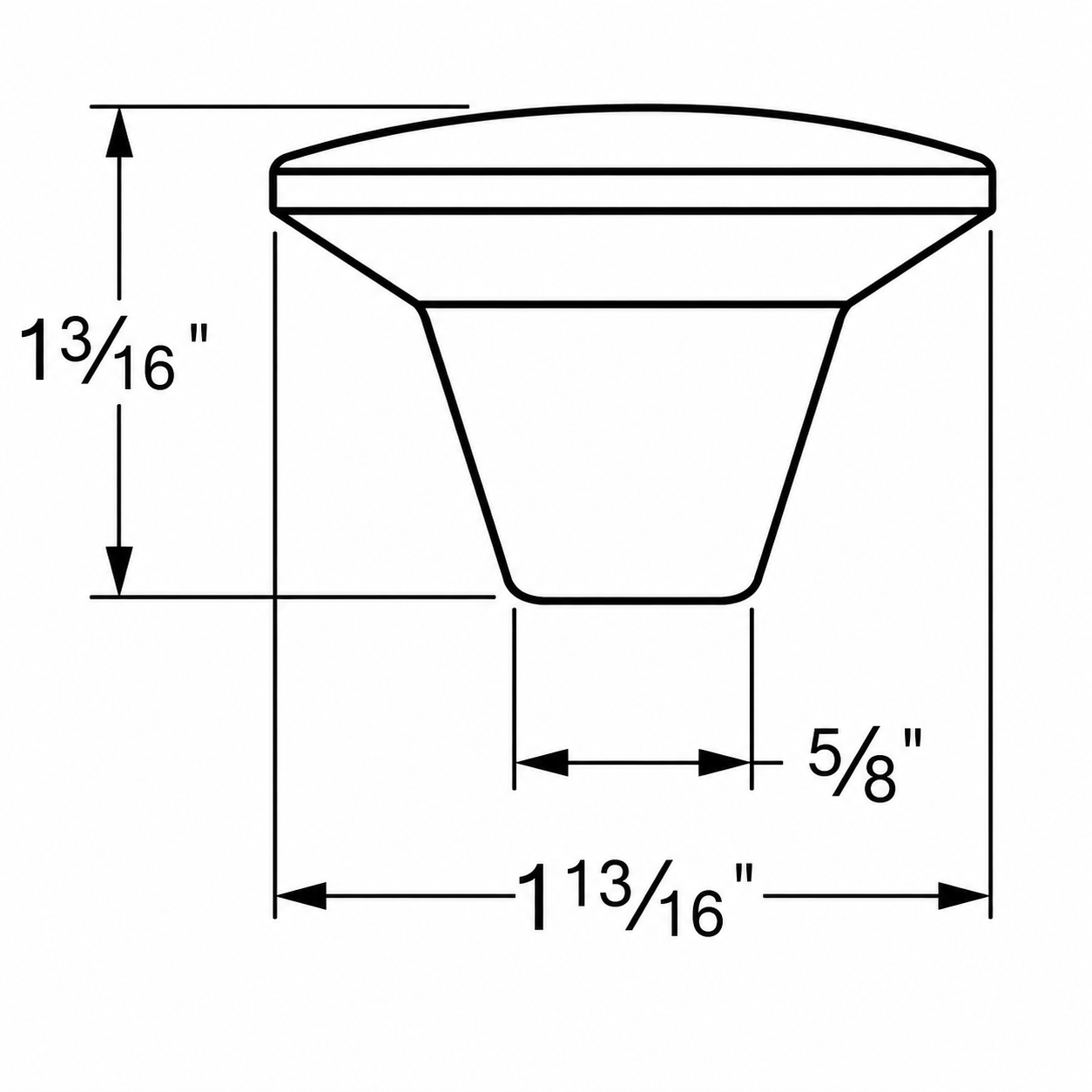 30387 knob dimension drawing.
