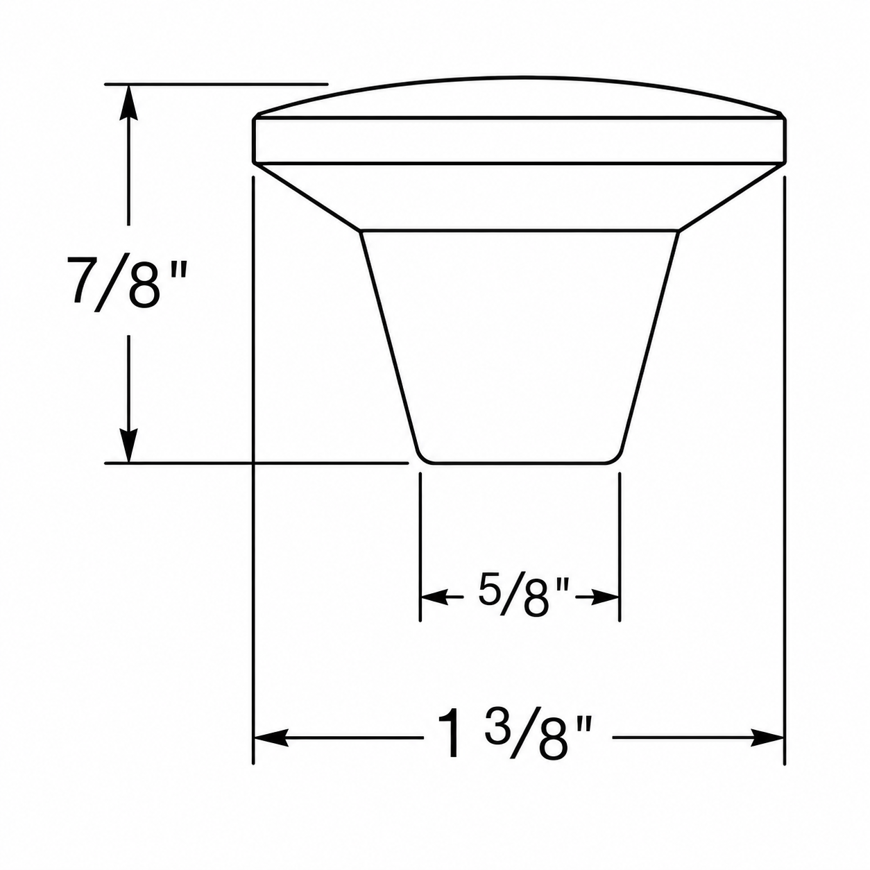 30412 knob dimension drawing.