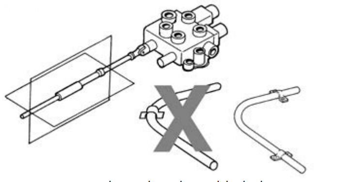 Cable hub alignment example for linear movement.