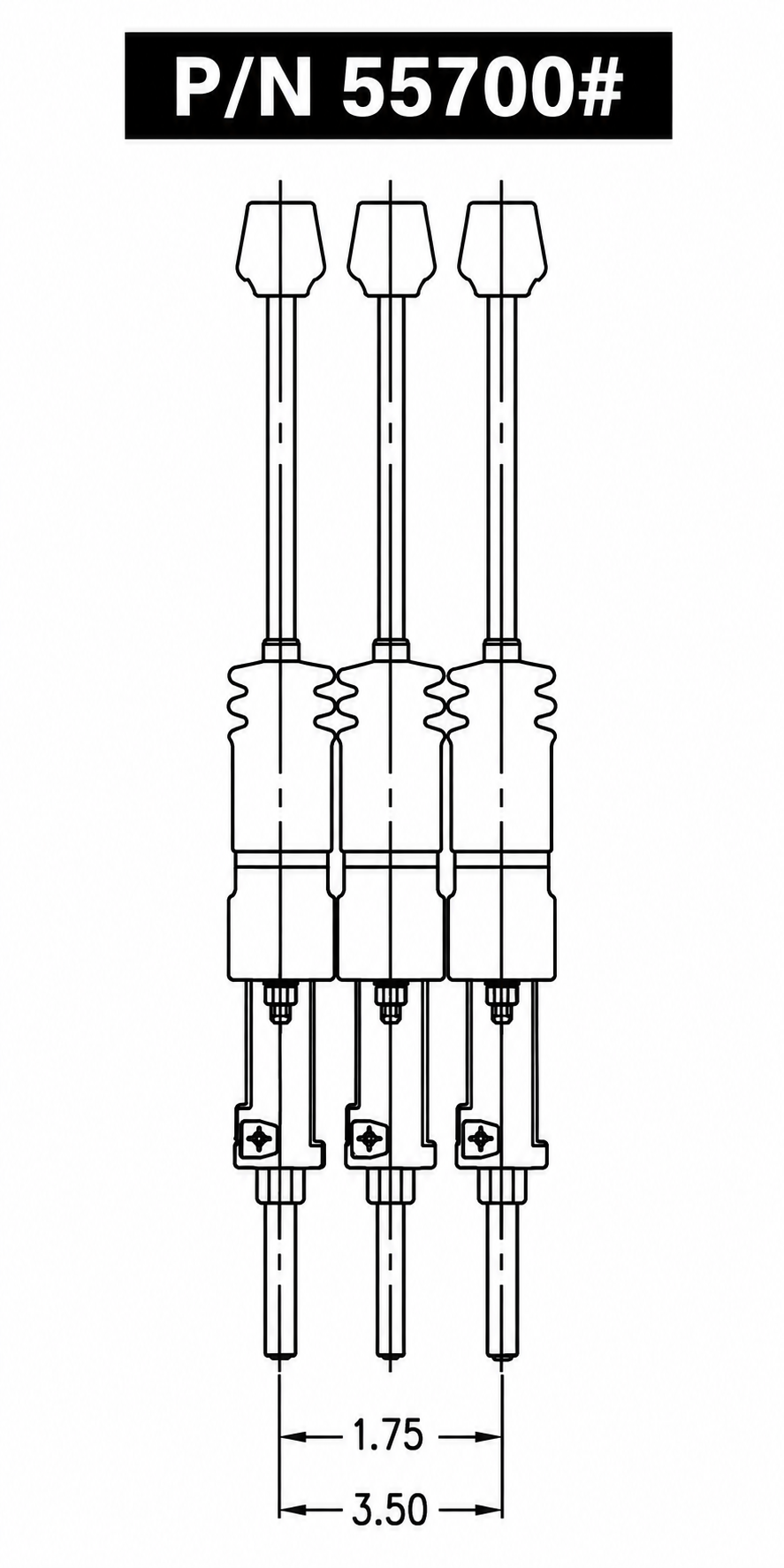 Diagram for RVO control part number 55700.