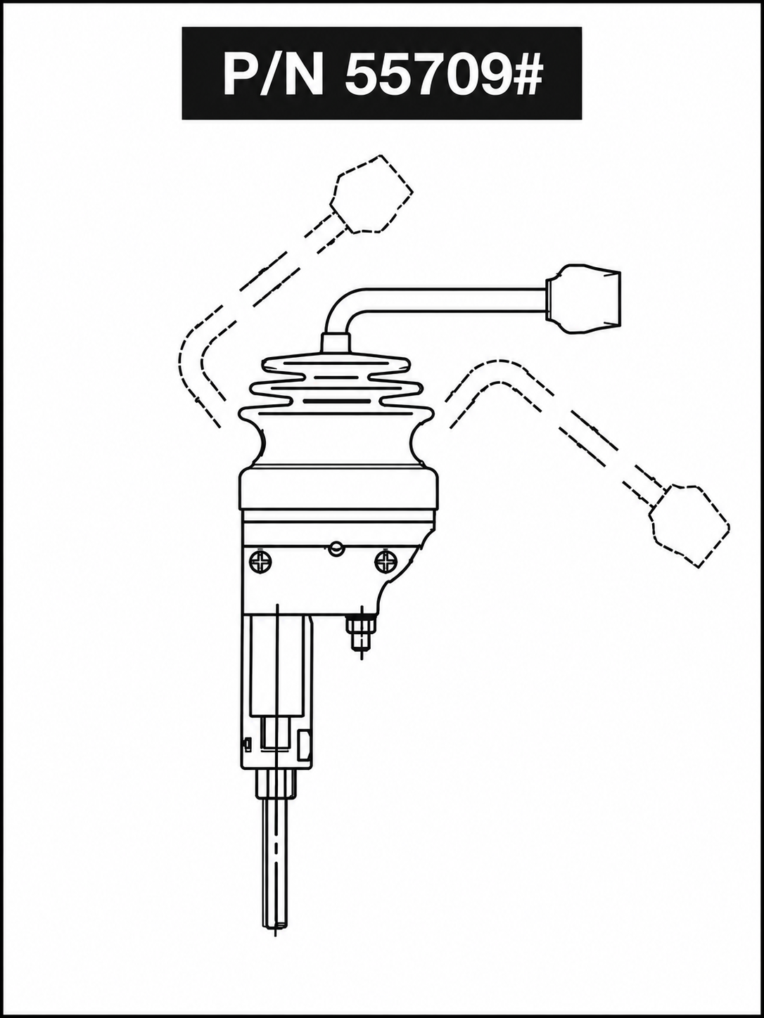 Diagram for RVO control part number 55709.