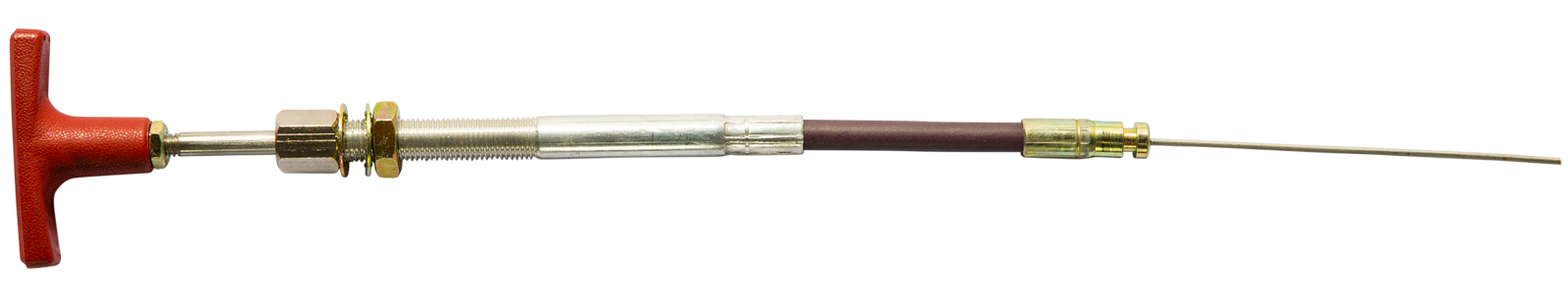 3 Series light-duty utility control cable with a red T-handle and exposed wire core.