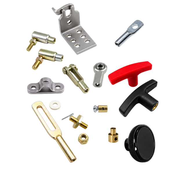 Cable hardware and connection fittings.